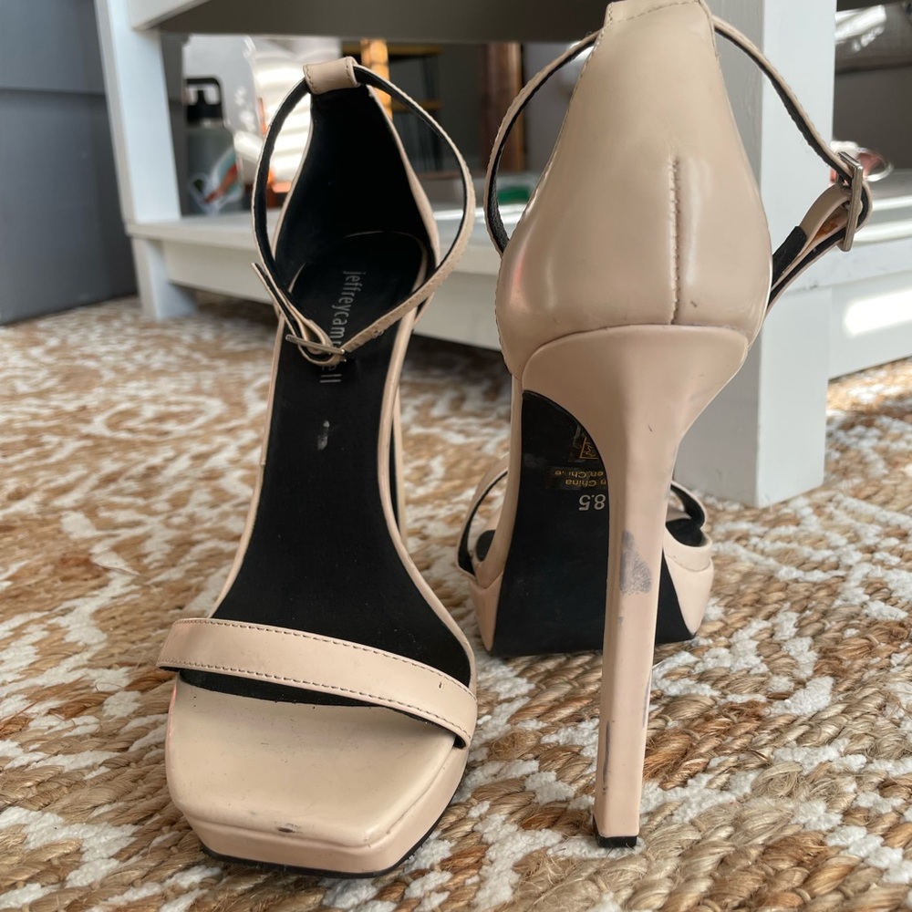 Jeffrey Campbell square toe heel